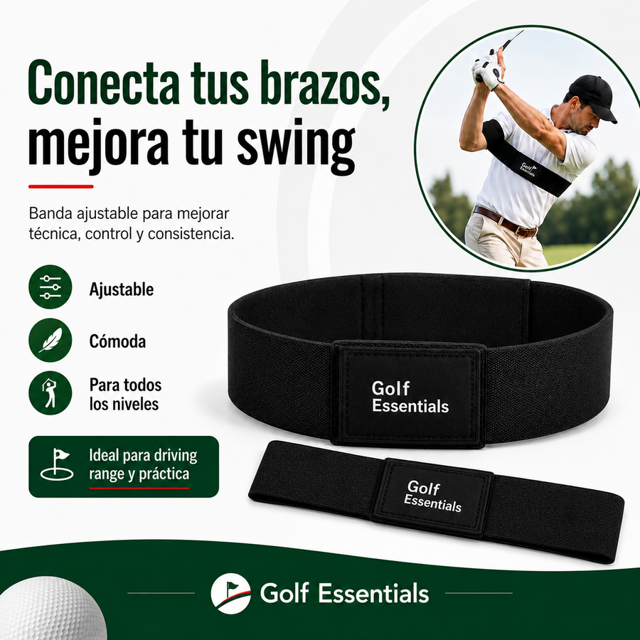 Banda Correctora de Swing de Golf Ajustable | Golf Essentials